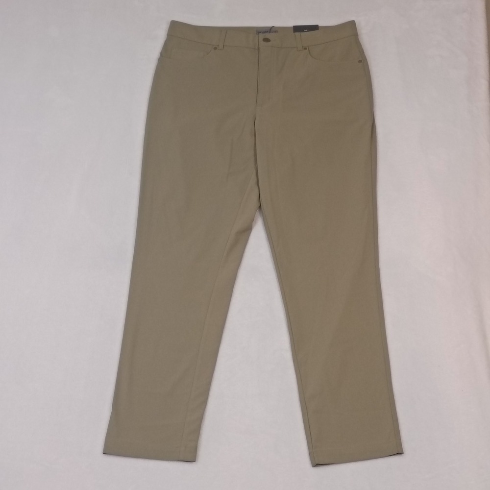 VRST Limitless 5 Pocket Slim Fit Pants Mens 34x32 Earl Grey Stretch Wicking NEW - Picture 2 of 16